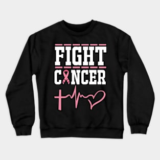 Fight Cancer T Shirt For Women Men Crewneck Sweatshirt